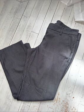 New York & Company Black and White Micro-Pattern Dress Pants
